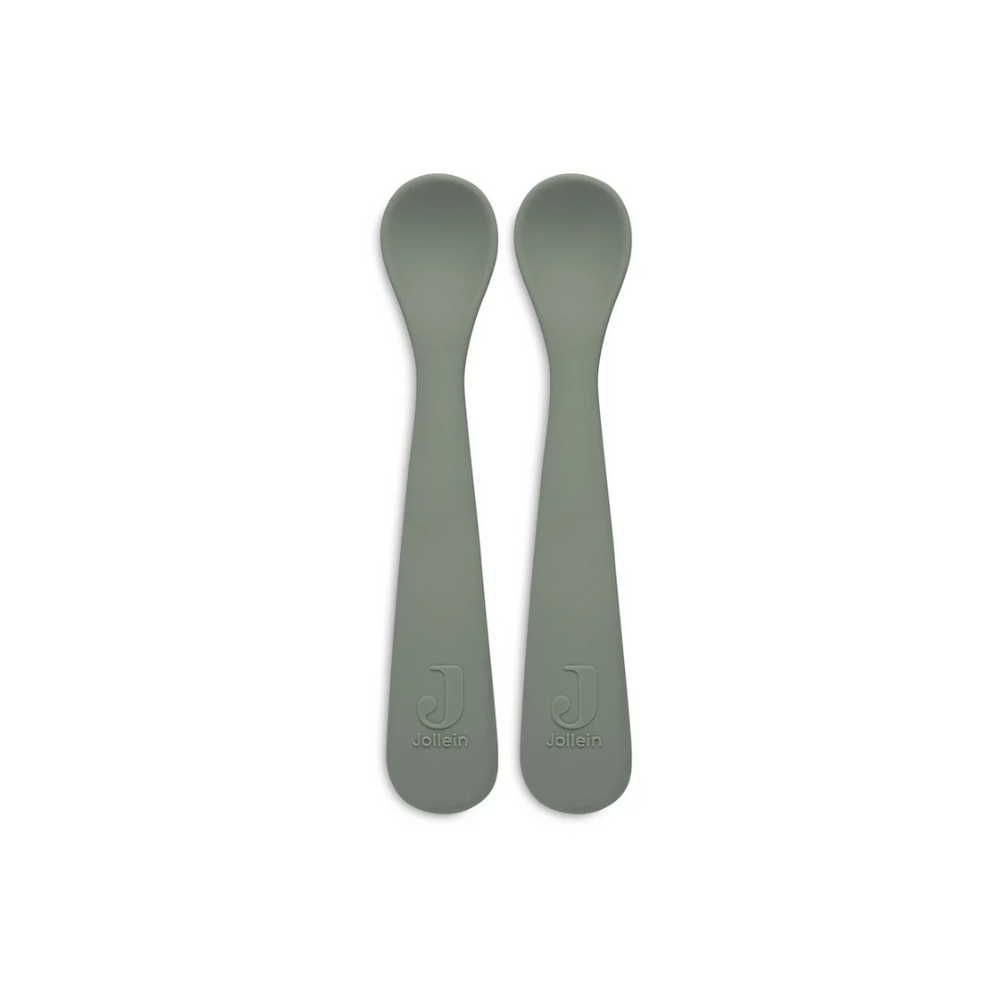 Cuillère silicone vert