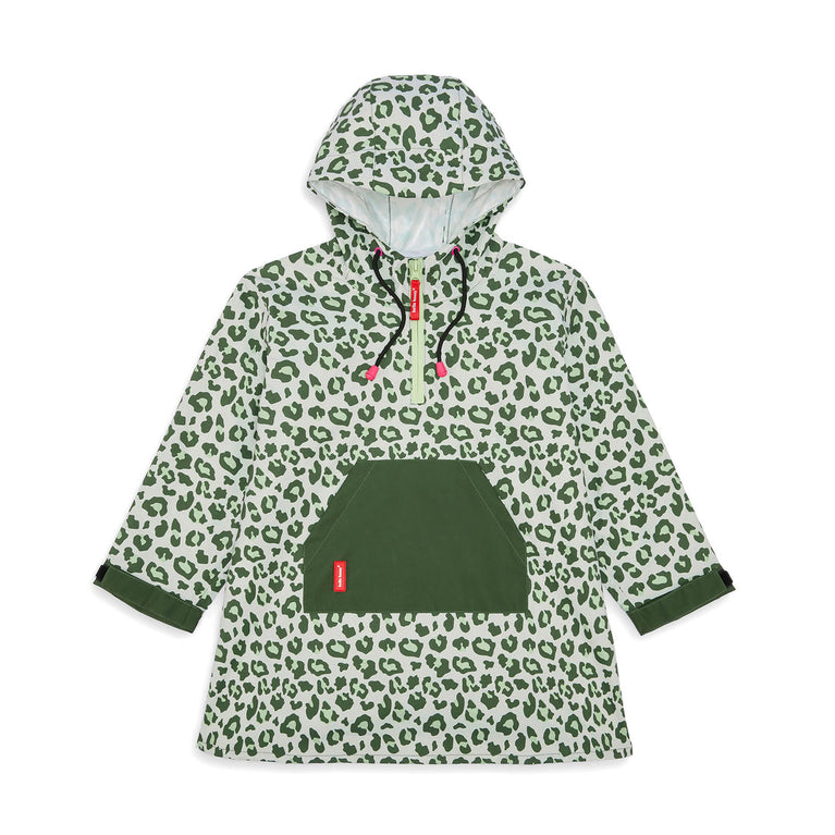 Poncho de pluie Green Leopard