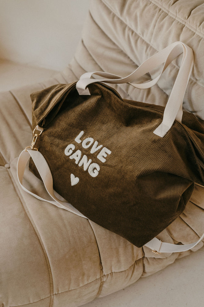 Sac XL velours - Love gang