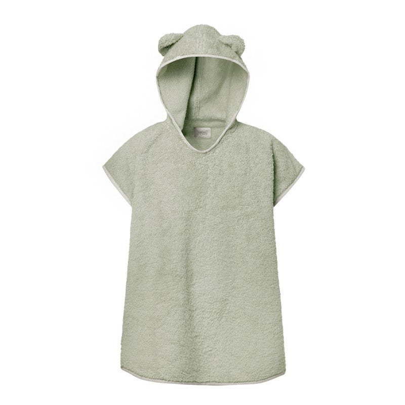 Poncho de bain teddy éponge - dune