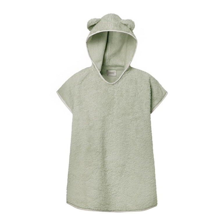 Poncho de bain teddy éponge - dune