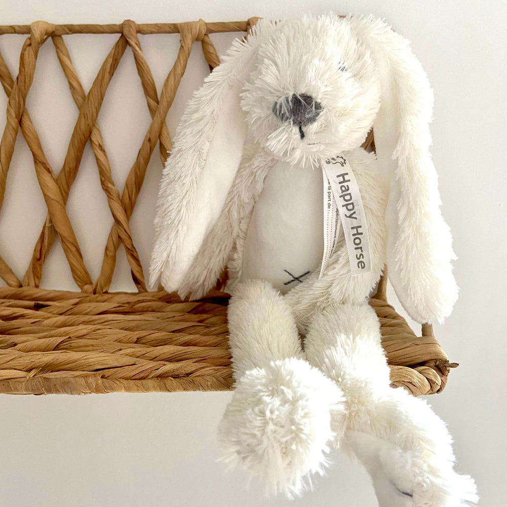 Doudou lapin - Grey twine - 20 cm, HAPPY HORSE  La Boissellerie Magasin de  jouets en bois et jeux pour enfant & adulte