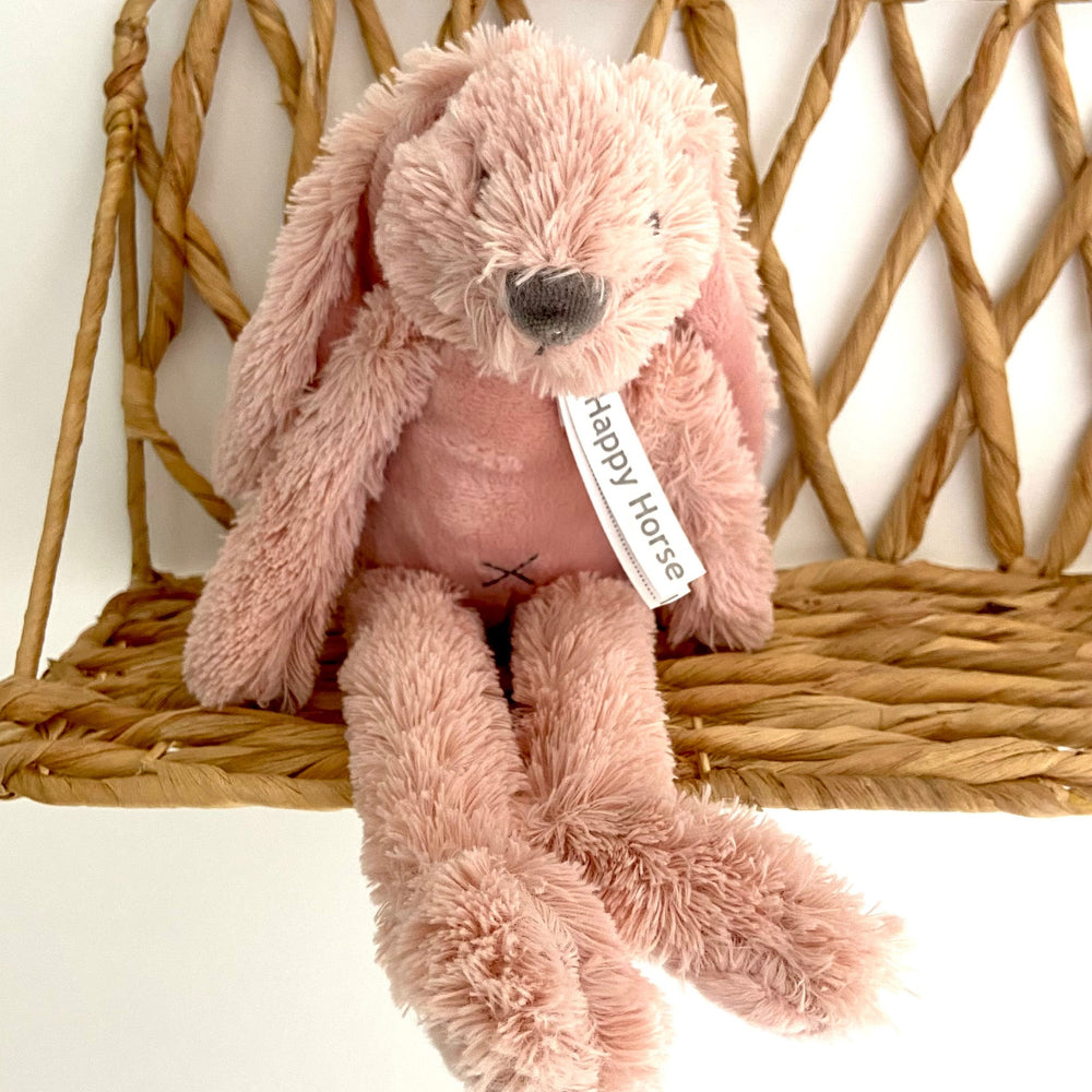 Doudou lapin rose pour bébé