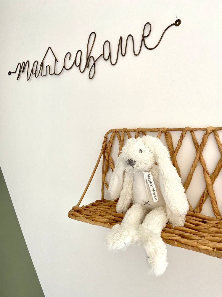 Doudou lapin blanc